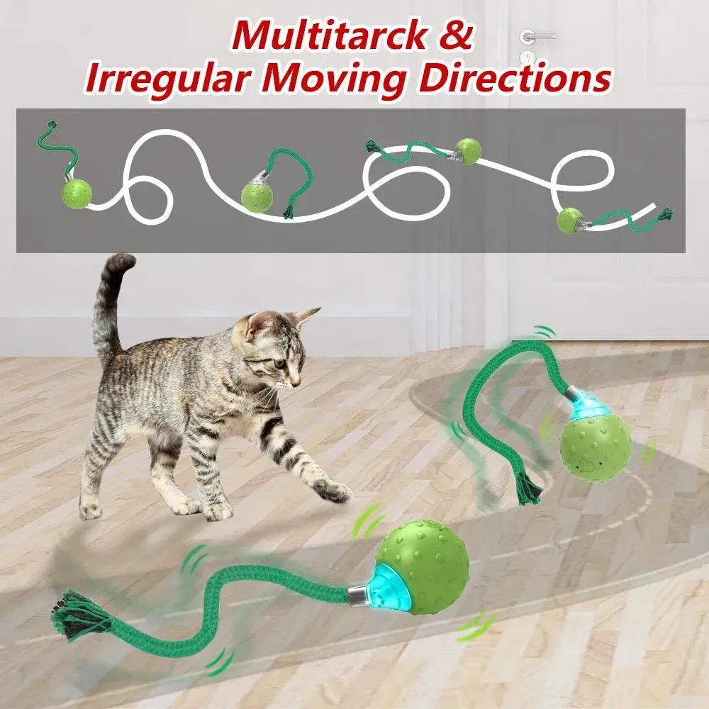 Motion-Activated Rolling Ball Dynamic Cat Toy