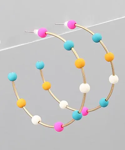 Multi Ball Of Fun Earring