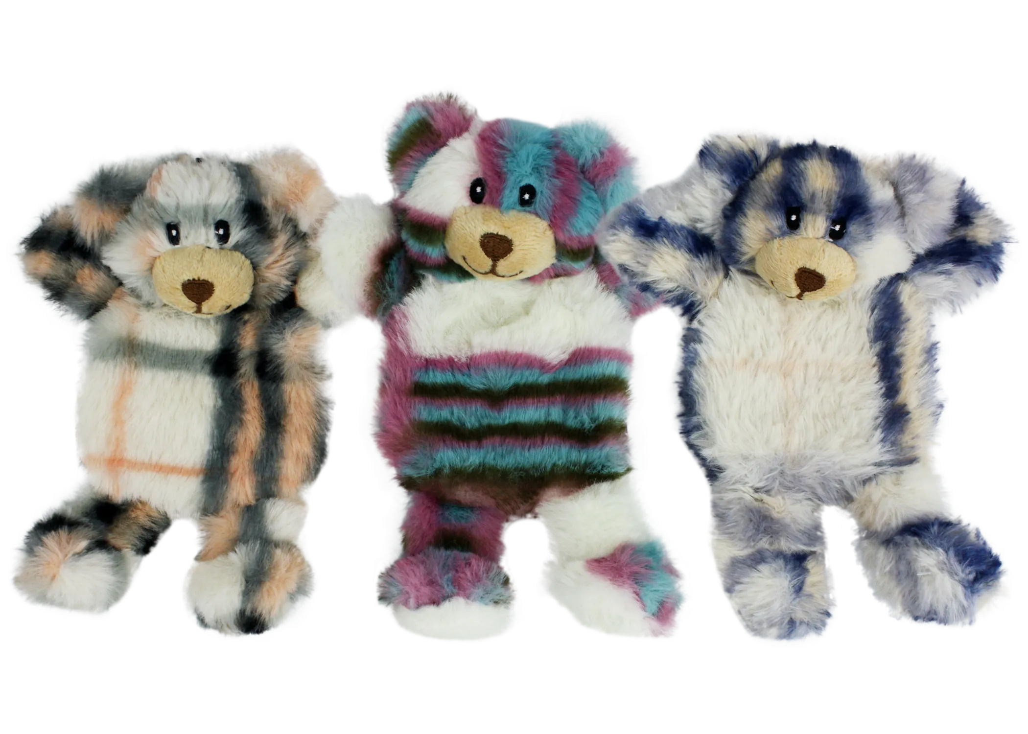 Multipet Mini Berman Bears 7-Inch, Assorted, Dog Toy