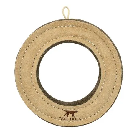 Natural Leather Ring Toy