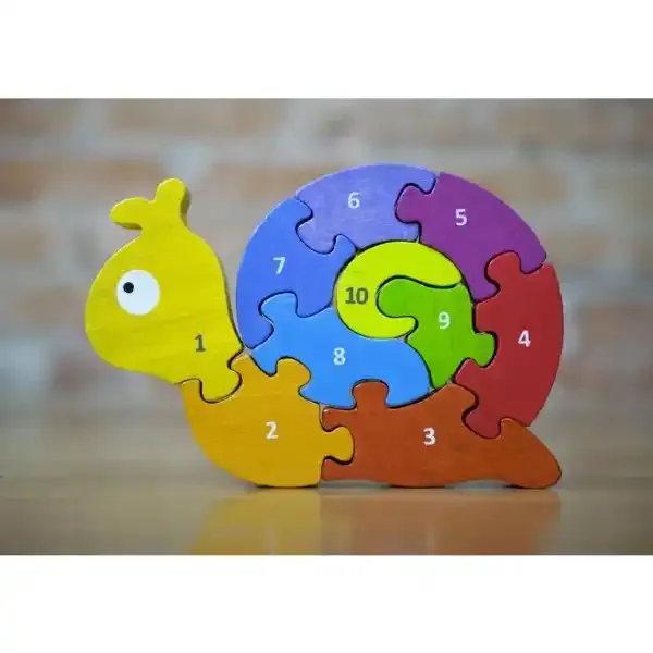 Number Snail Learning Puzzle