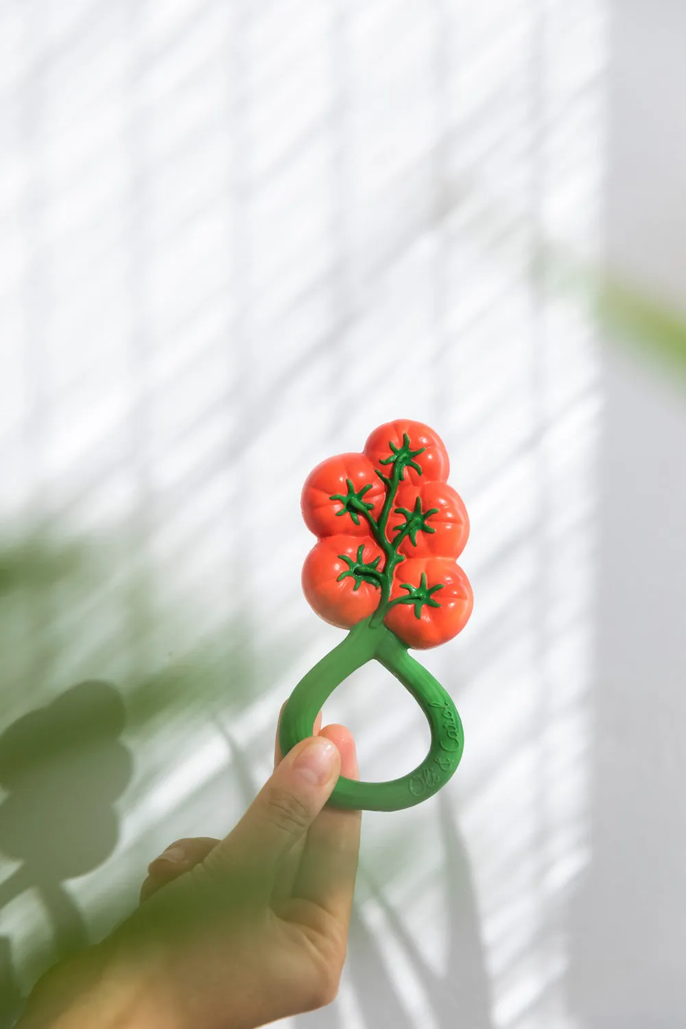 Oli & Carol Tomato Rattle Teether