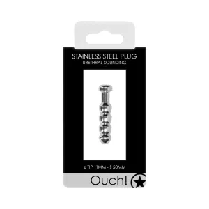 Ouch! Urethral Sounding Stainless Steel Plug 11mm