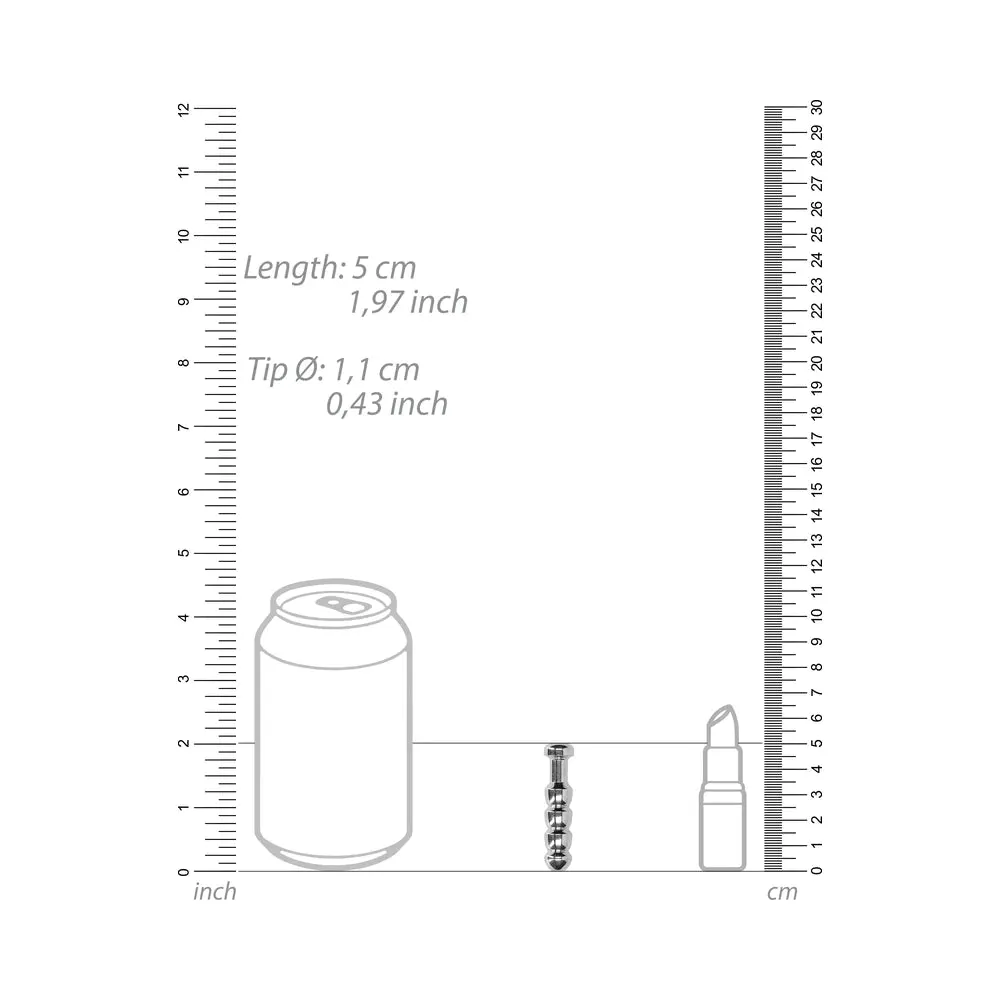 Ouch! Urethral Sounding Stainless Steel Plug 11mm