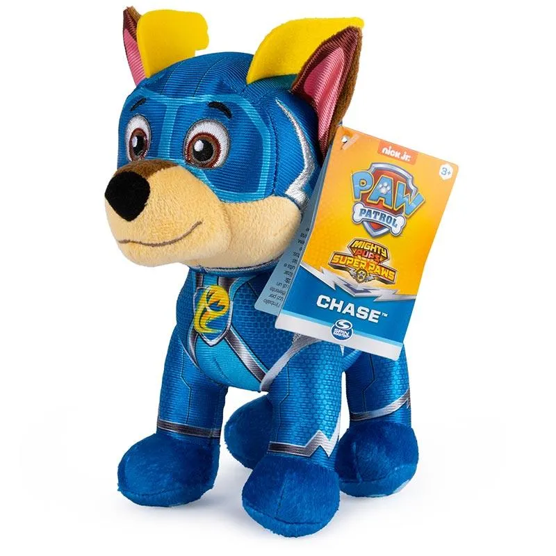 Paw Patrol 8-Inch Mighty Pups Super PAWs Chase Plush