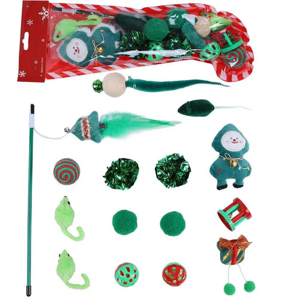 Pet Christmas Set, Socks, Packaging Toy