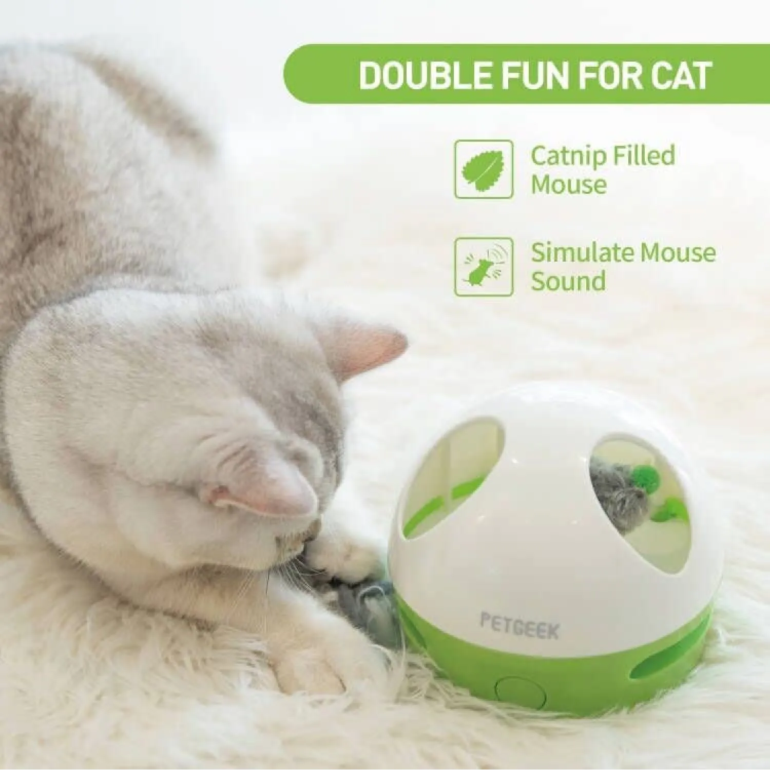 Pet Geek Hiding Mouse for Cats