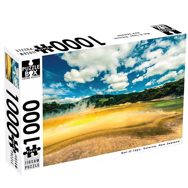 Puzzlers World 1000pc Jigsaw Puzzles, New Zealand, Wai-O-Tapu, Rotorua