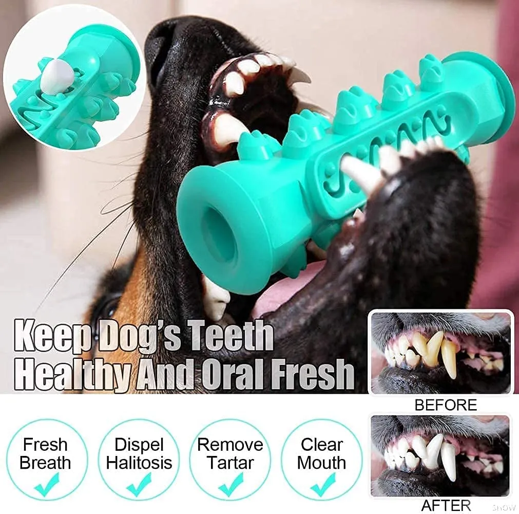 QUMY Dog Chew Toothbrush Toys Molar Stick