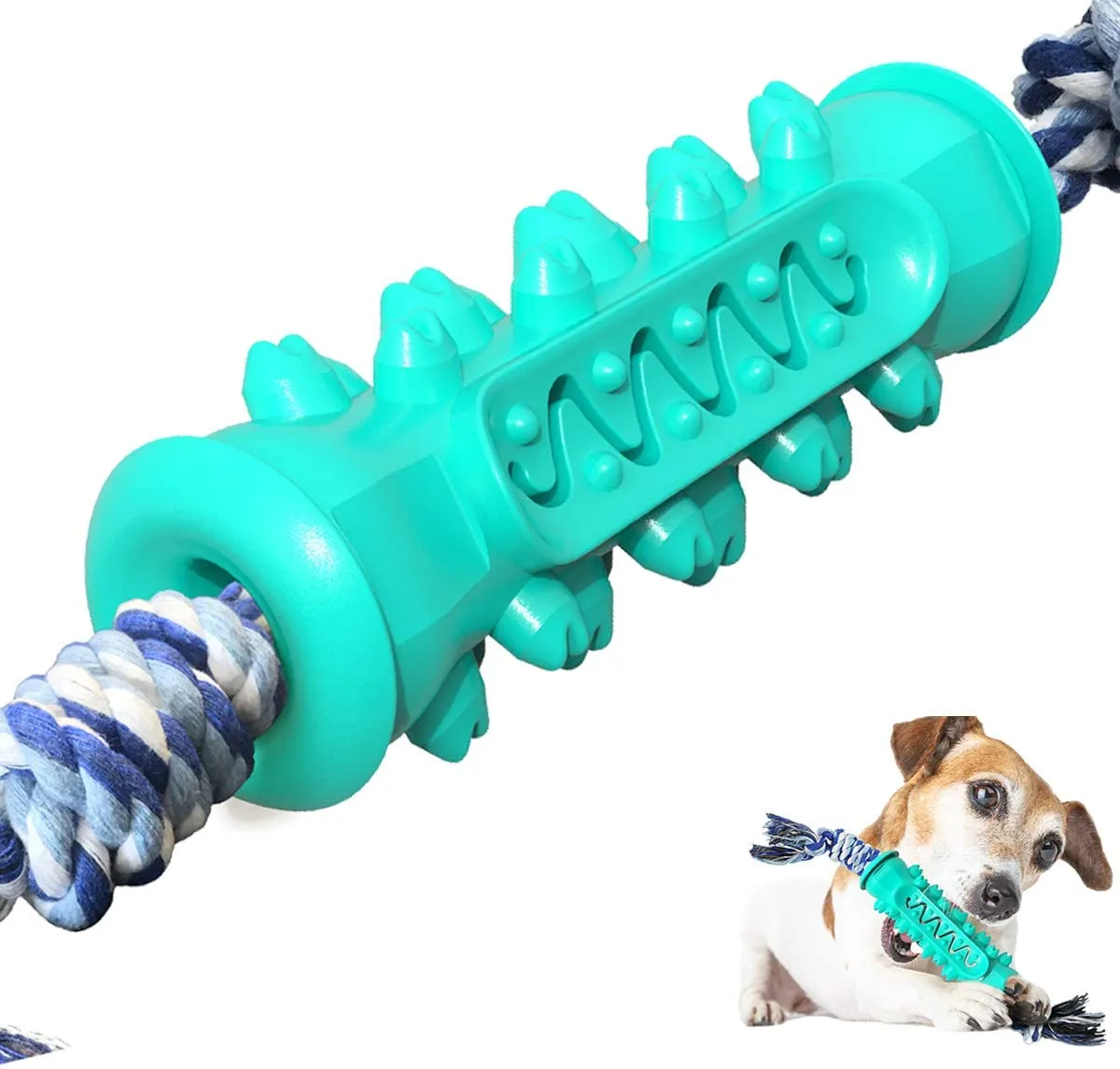 QUMY Dog Chew Toothbrush Toys Molar Stick