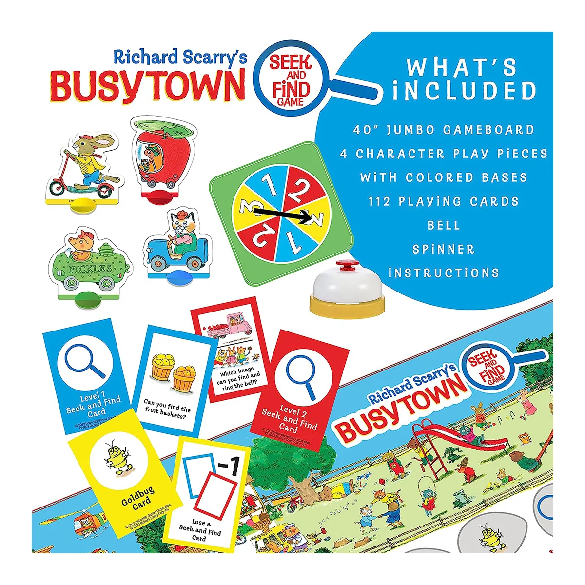 Richard Scarry Busytown Seek and Find Board Game