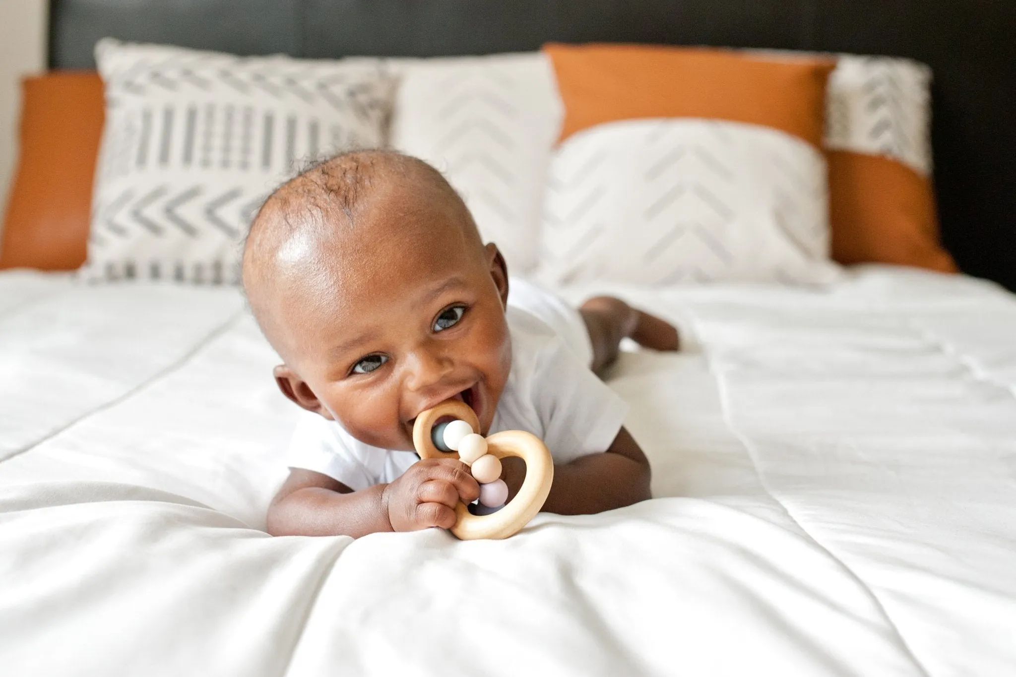 Saturn Ring Wooden Baby Teether