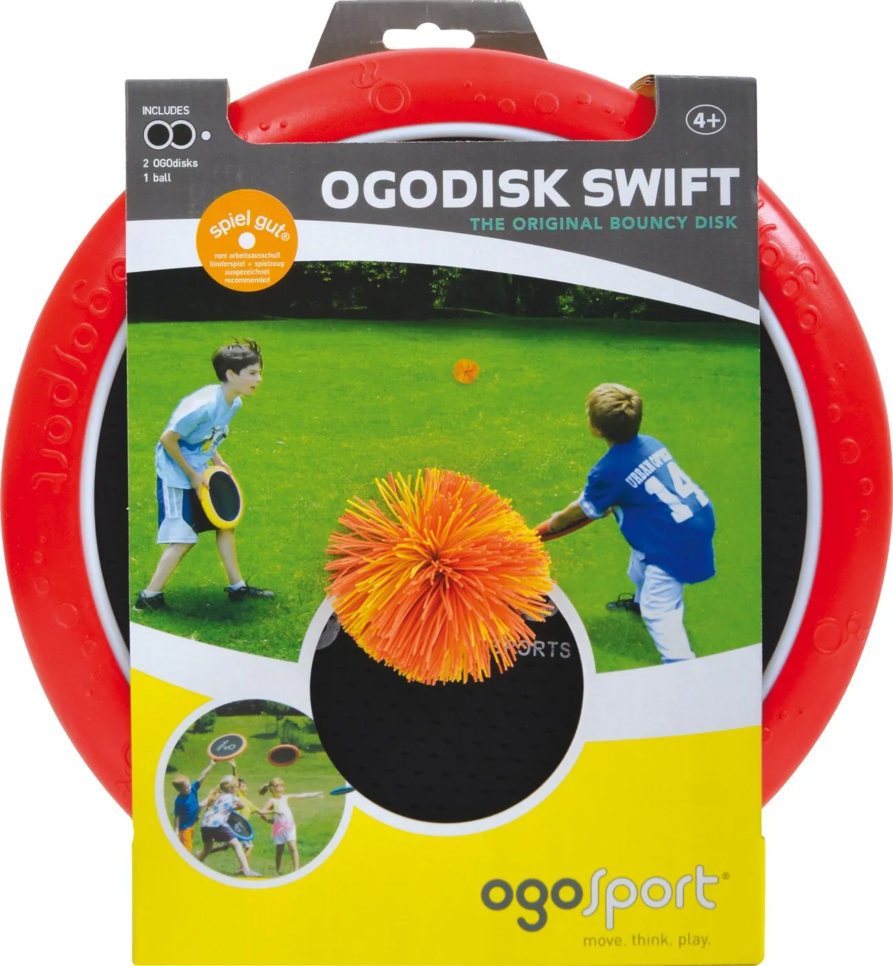 SCHILDKRÖT FUN SPORTS OGOSPORT Set, 2 Ogo Softdiscs (rot 