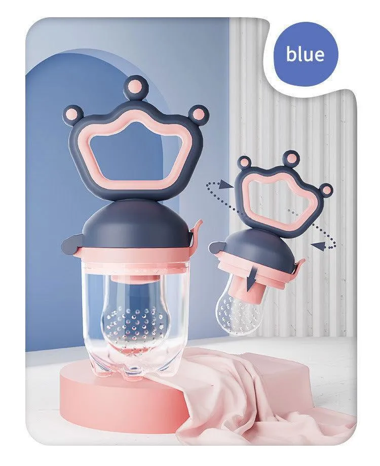 Silicone Pacifier & Fresh Fruit Vegetable Feeder for Infants 🍏🥕👶