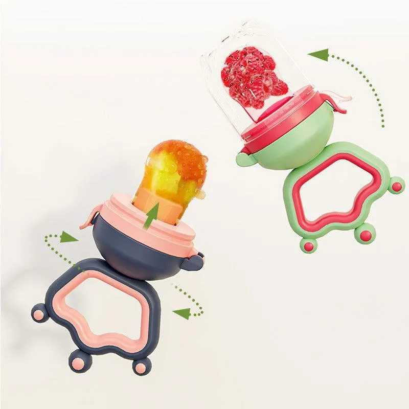 Silicone Pacifier & Fresh Fruit Vegetable Feeder for Infants 🍏🥕👶