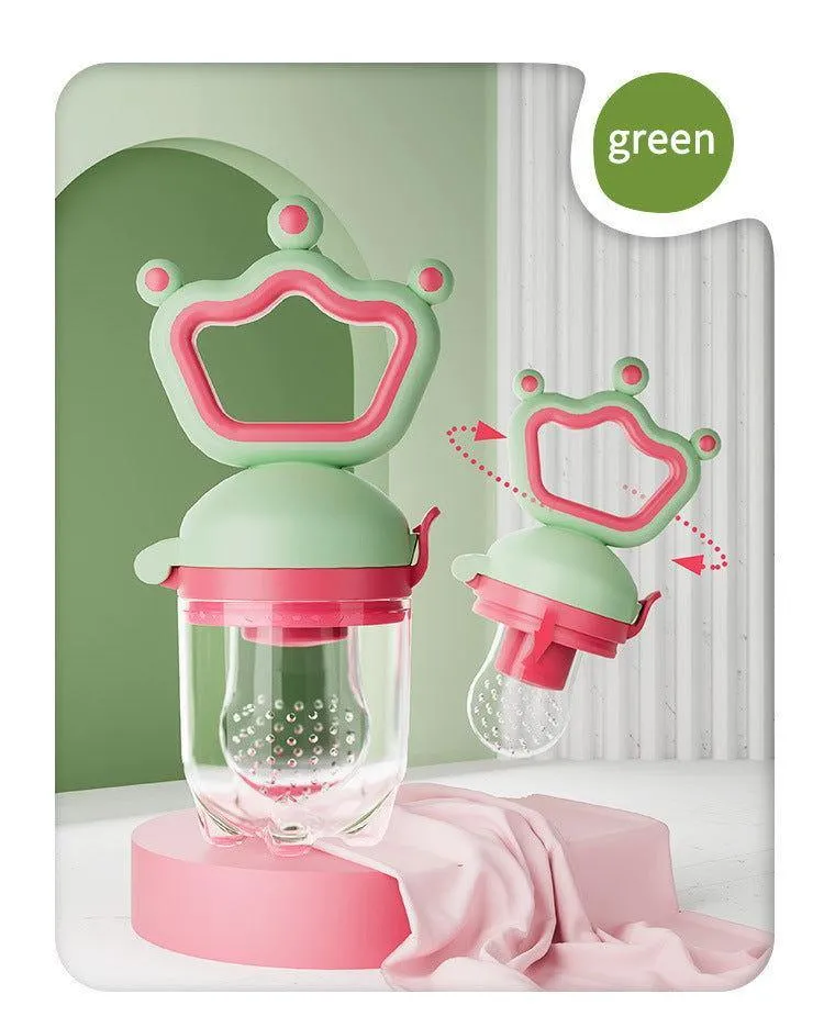 Silicone Pacifier & Fresh Fruit Vegetable Feeder for Infants 🍏🥕👶