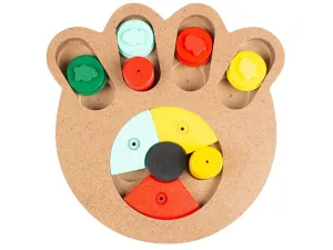 Slide `N Snack Puzzle - Paw 23,5X21X2,5Cm Multicolour