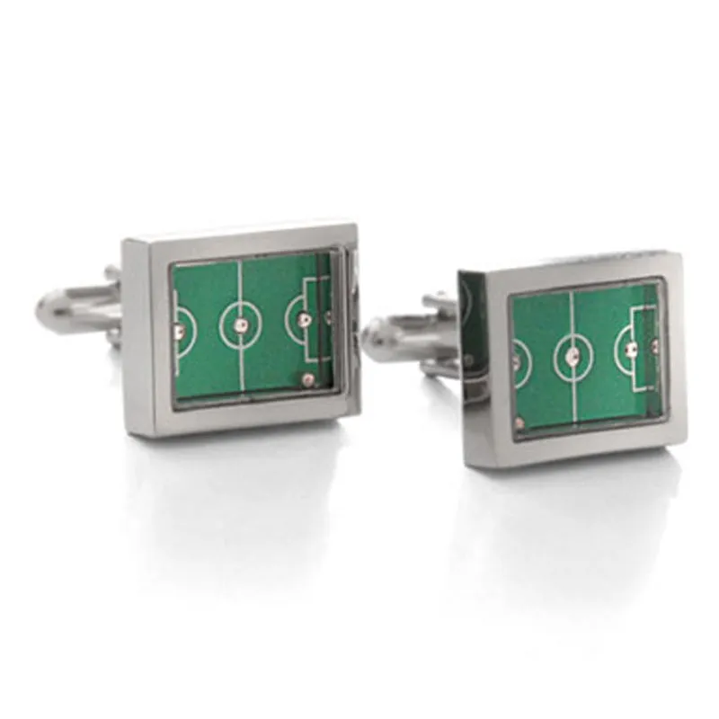 Soccer Field Cufflinks