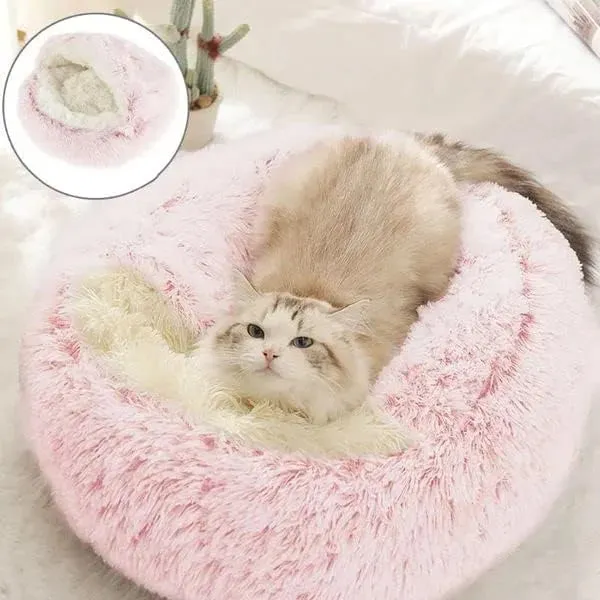 Soft Plush Pet Round Bed