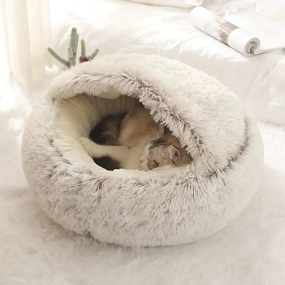 Soft Plush Pet Round Bed