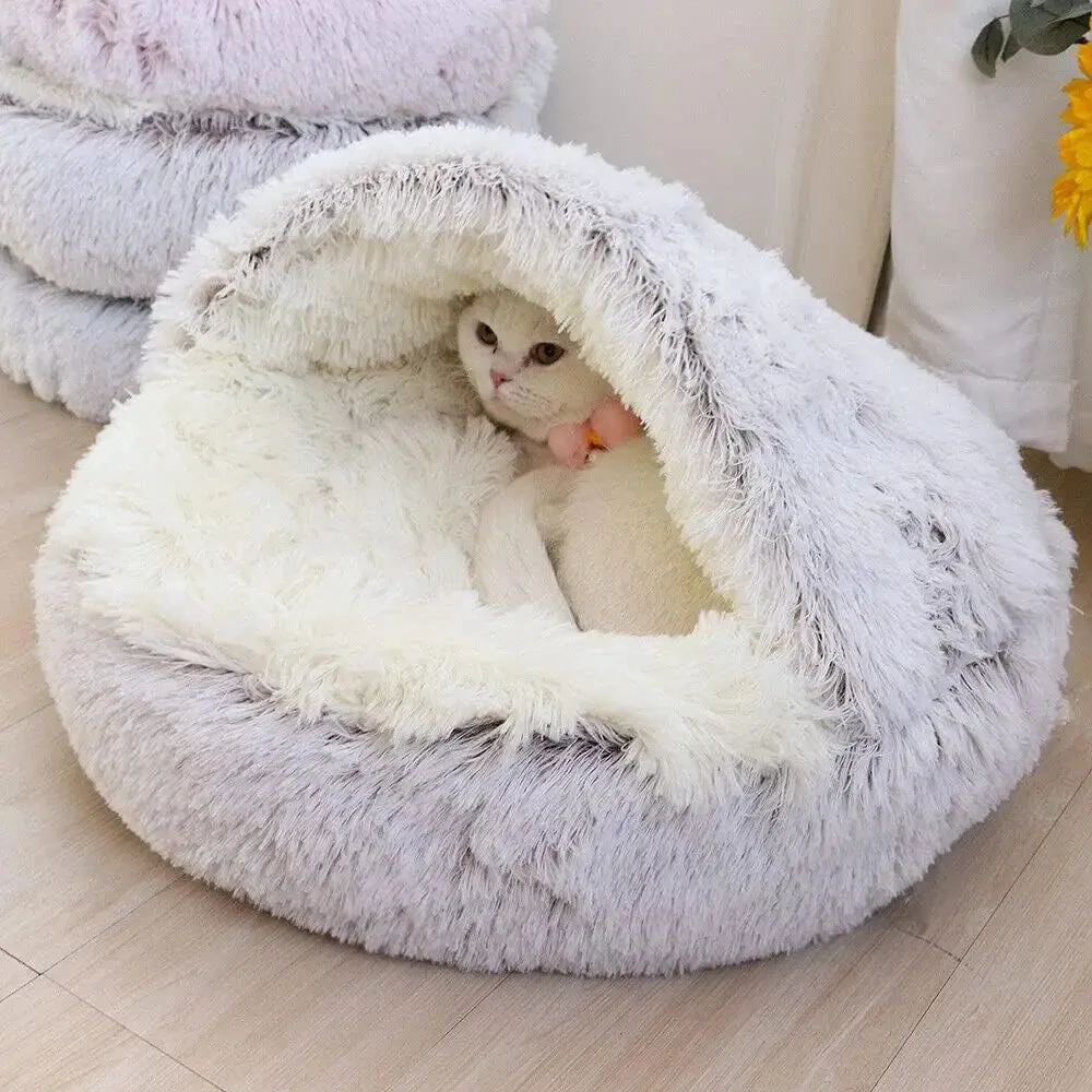 Soft Plush Pet Round Bed