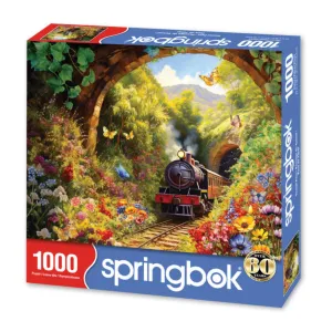 Springbok Tunnel Pass Train 1000-Piece Puzzle