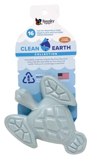 Spunky Pup - Clean Earth Recycled Hard Chews - Made in the USA - Turtle