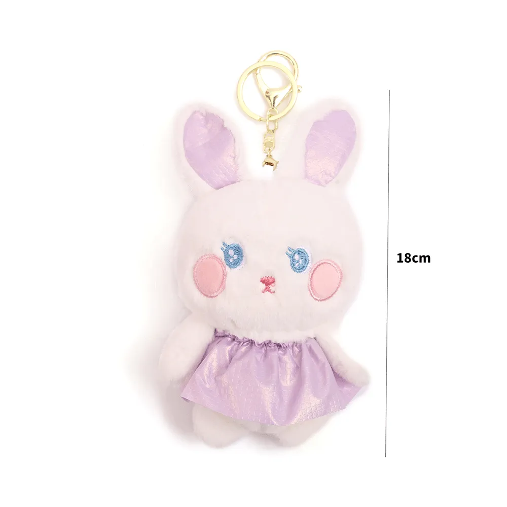 Sweet hare anime plush keychain