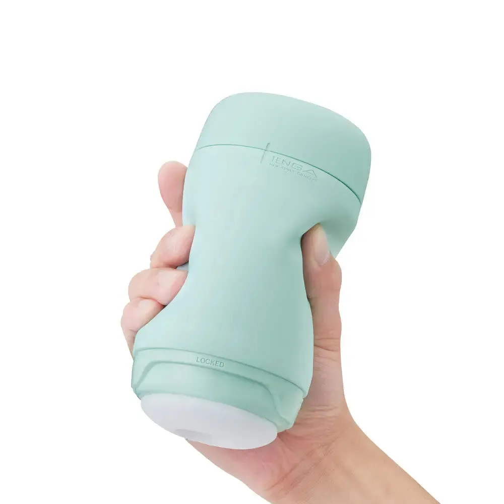 Tenga Realistic Feel Stretchy Mint Green Neutral Masturbator