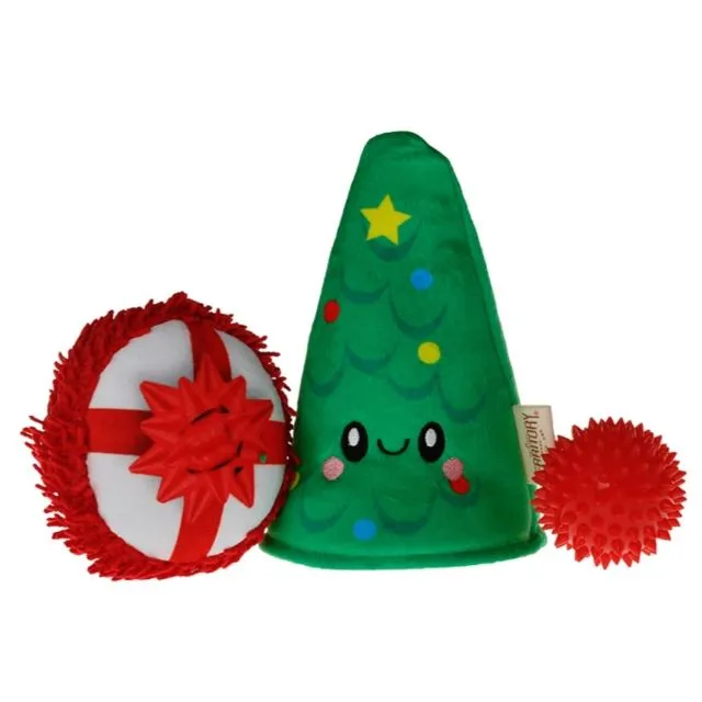 Territory Holiday 3-in-1 Evergreen Tree Dog Toy