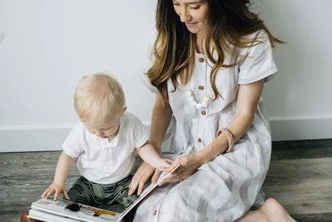 The Jameson - White Teething Necklace