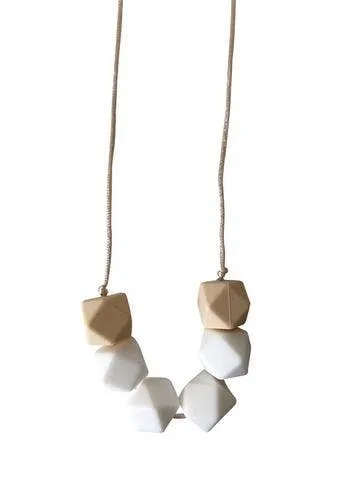 The Jameson - White Teething Necklace