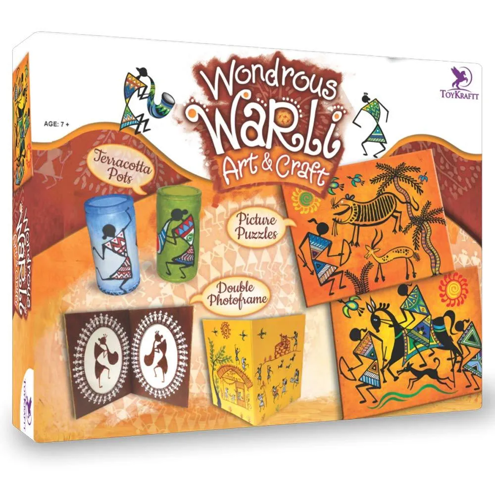 Toykraft Wondrous Warli - Art and Craft Kit for Kids Ages 7-15 years