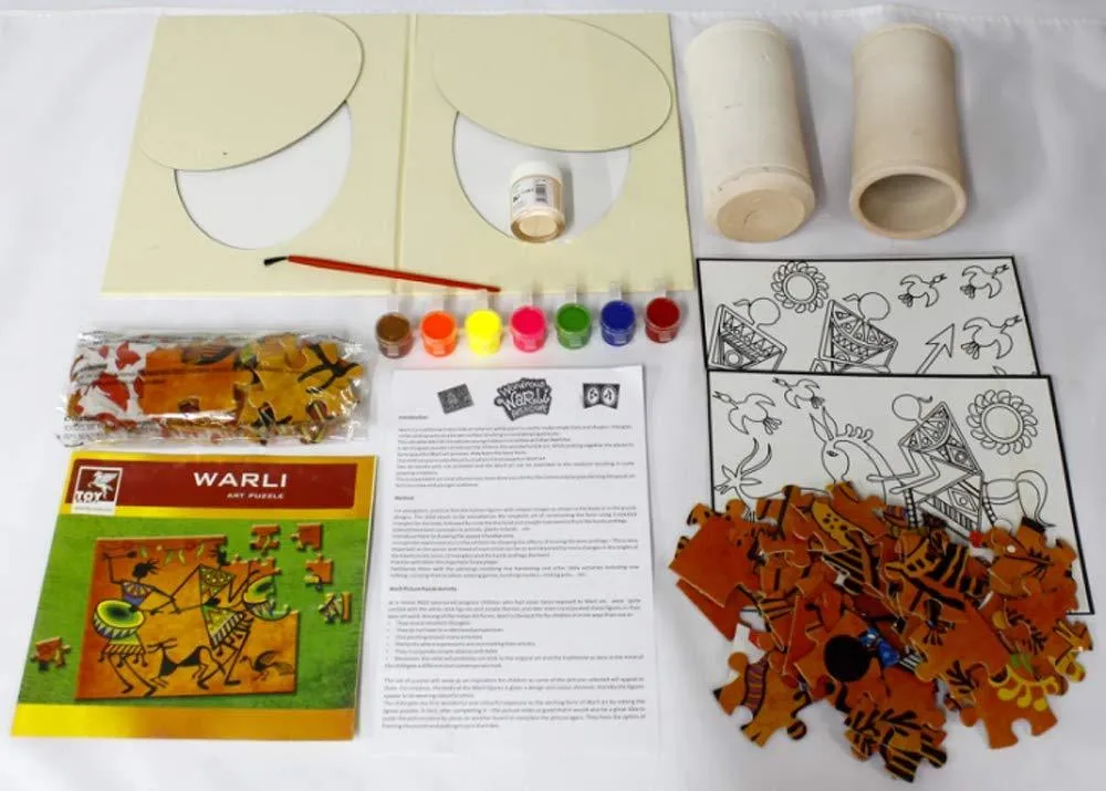 Toykraft Wondrous Warli - Art and Craft Kit for Kids Ages 7-15 years