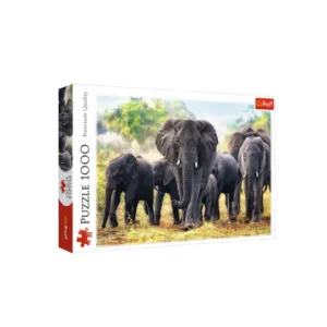 Trefl 1000 Piece Puzzle African elephants