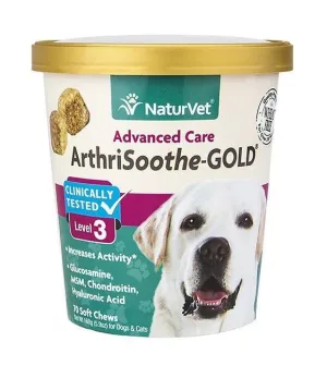 TRY & BUY: NaturVet ArthriSoothe GOLD (Level 3) Advanced Care Soft Chew Cat & Dog Supplement