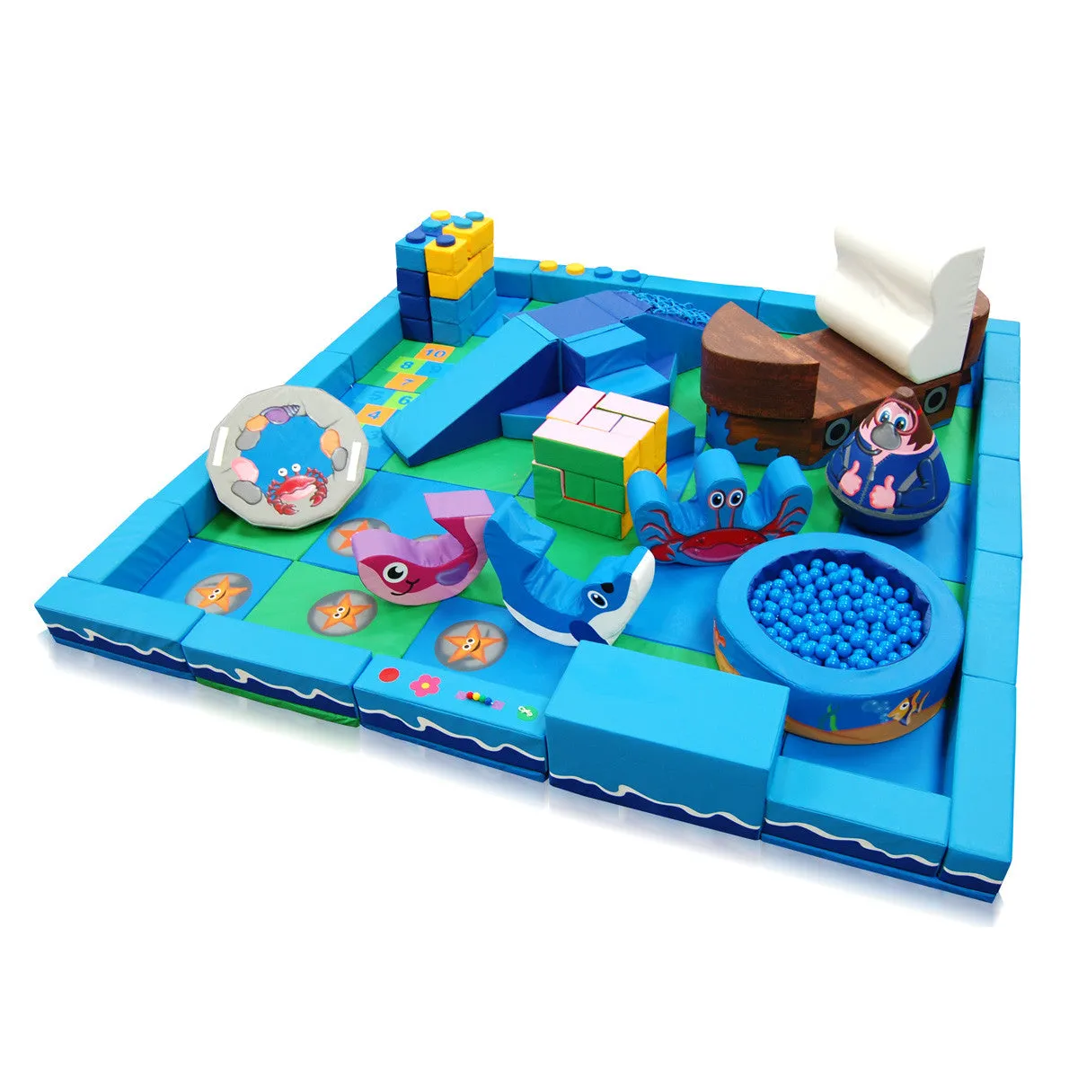 Under the Sea Packaway Soft Play Kit - 5m x 5m (25 floor pads)