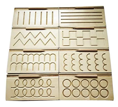 Whittlewud Line & Maze writing patterns practice boards for kids, patterns tracing boards develop Motor Skills