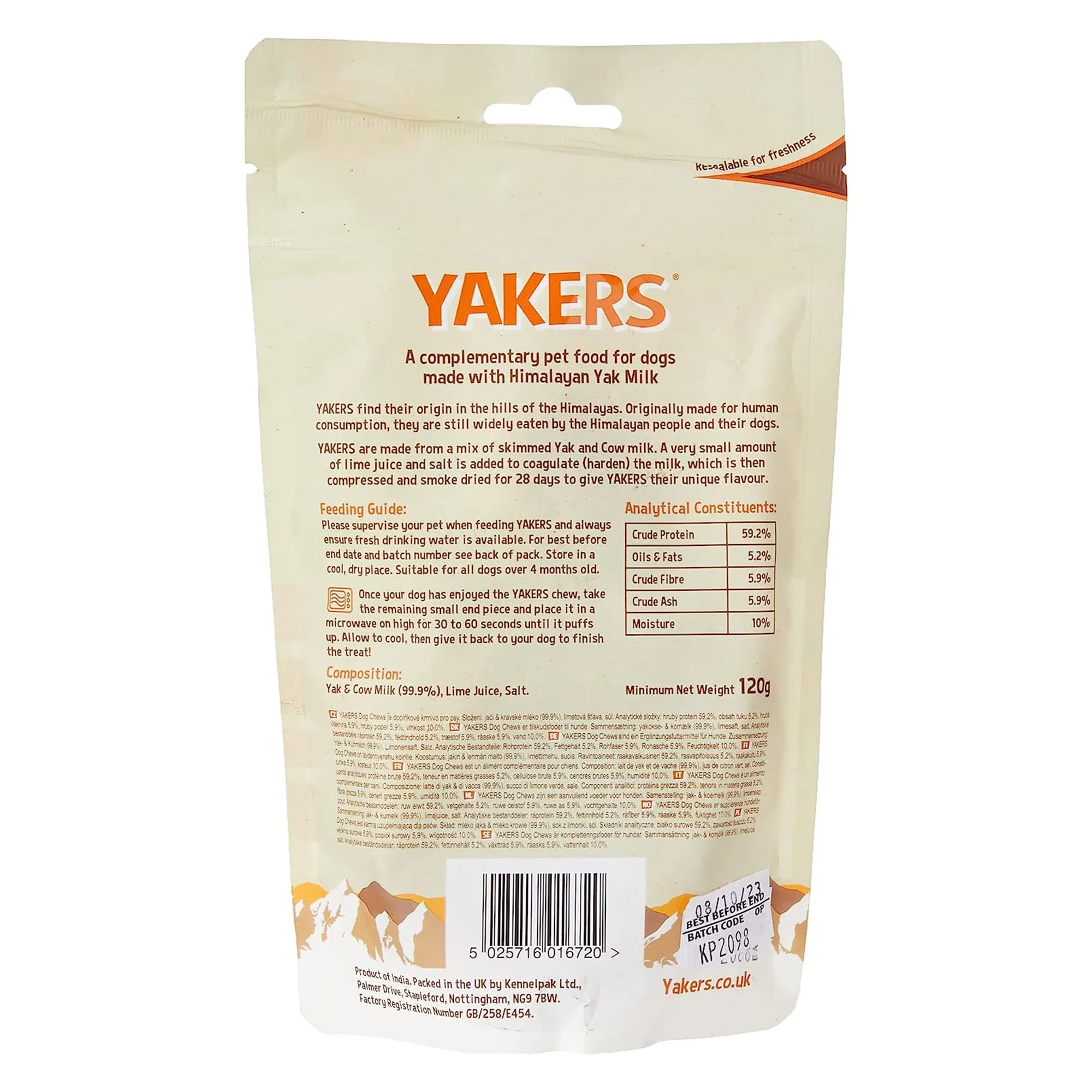 Yakers Original Dog Chew - Small