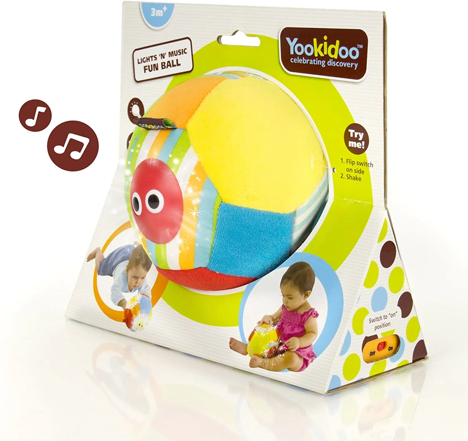 Yookidoo Light & Music Fun Ball - Multicolor